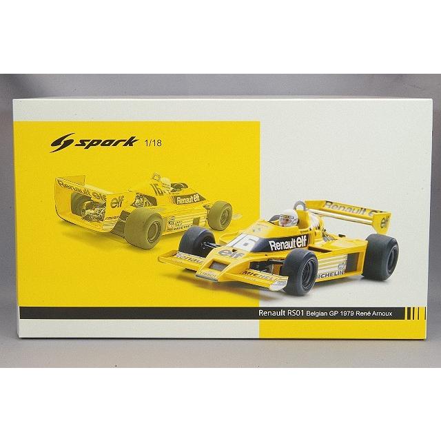 ミニカー/完成品 スパーク 1/18 ルノー RS01 1979 F1 ベルギー GP #16