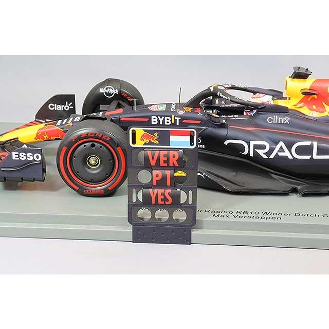 スパーク 1/18 オラクル レッドブル レーシング RB18 2022 F1 オランダ