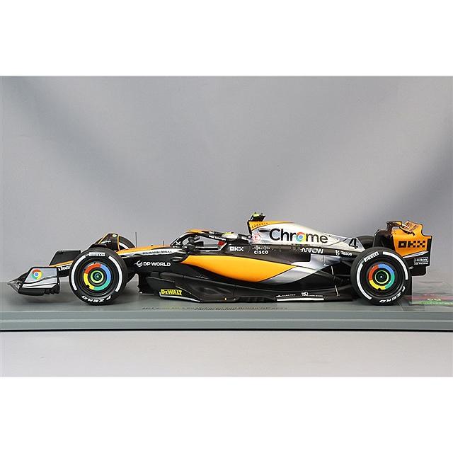 スパーク 1/18 マクラーレン MCL60 2023 F1 イギリスGP 2位 #4 L