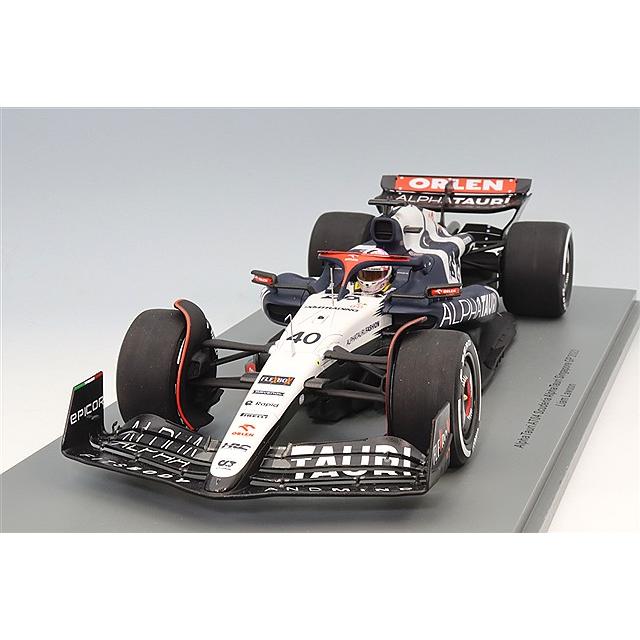 1/18 アルファタウリ AT04 イギリスGP 角田裕毅 #22 限定BOX ミニチャンプス 1/18 スクーデリア アルファタウリ ホンダ AT04 2023