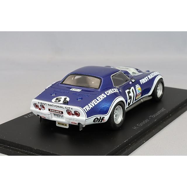 ミニカー/完成品 スパーク 1/43 シボレー コルベット C3 1974 ルマン