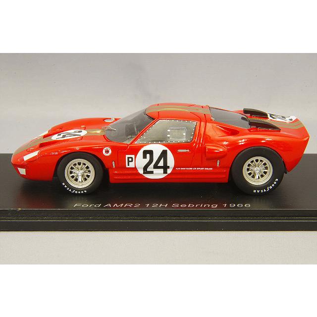 ミニカー/完成品 スパーク 1/43 フォード GT40 AMR2 1966 セブリング12H #24 G.ヒル/J.スチュワートの画像