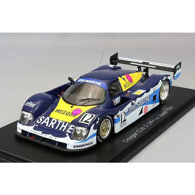 スパーク 1/43 クーガー C26S 1991 ルマン24H #12 F.ミゴール/L