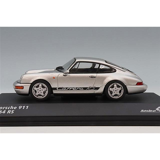 ソリド 1/43 ポルシェ 911 (964) RS 1994 シルバー : キッドボックス