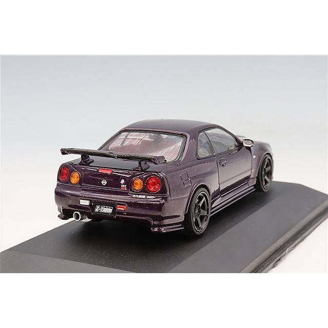 ソリド 1/43 日産 スカイライン GT-R (R34) Z-tune 1999 パープル