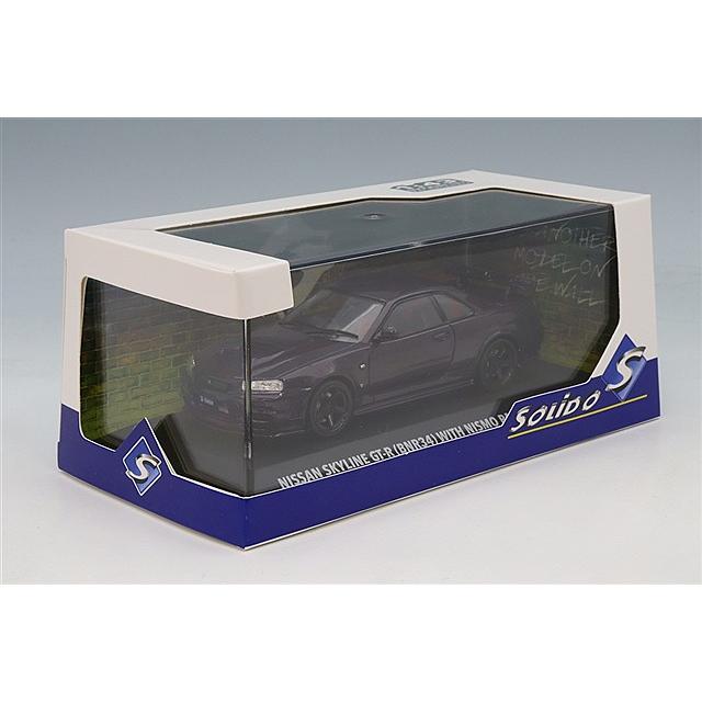 ソリド 1/43 日産 スカイライン GT-R (R34) Z-tune 1999 パープル