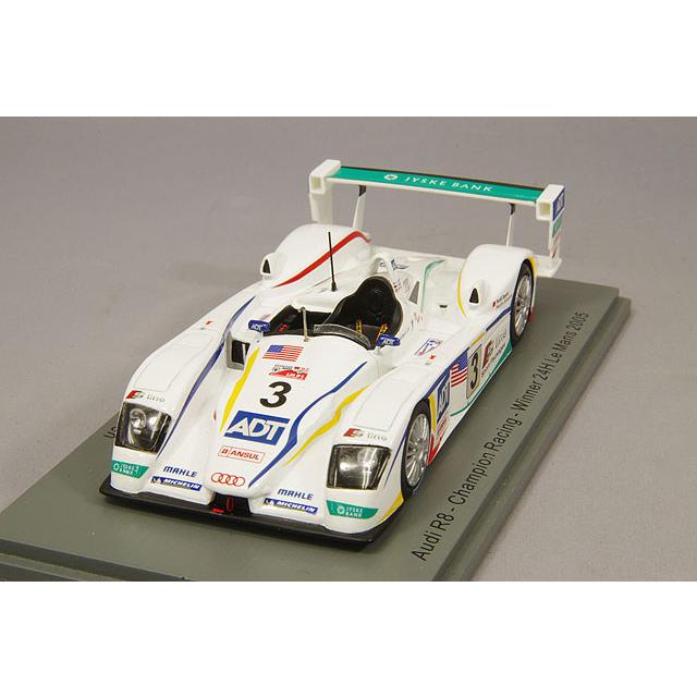 スパーク 1/43 アウディ R8 2005 ルマン24H ウィナー #3 M.ワーナー