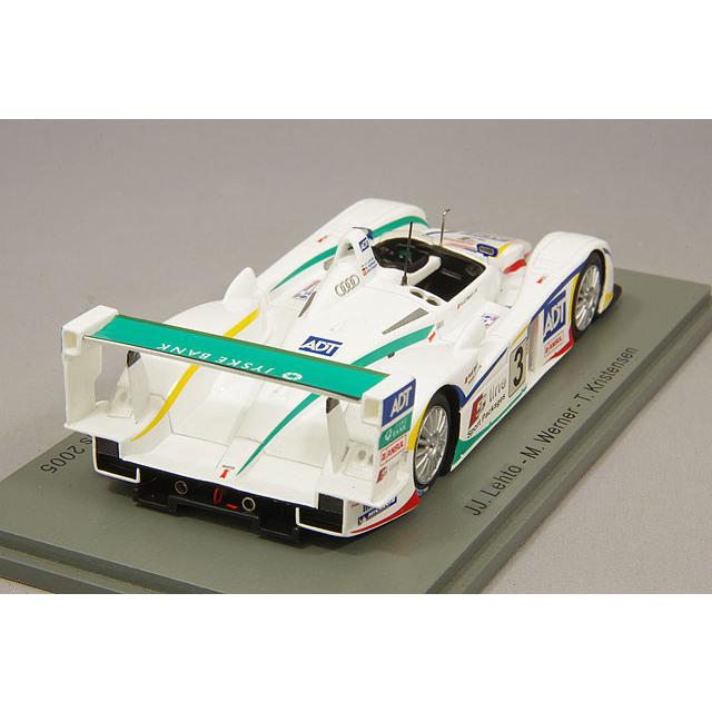 スパーク 1/43 アウディ R8 2005 ルマン24H ウィナー #3 M.ワーナー