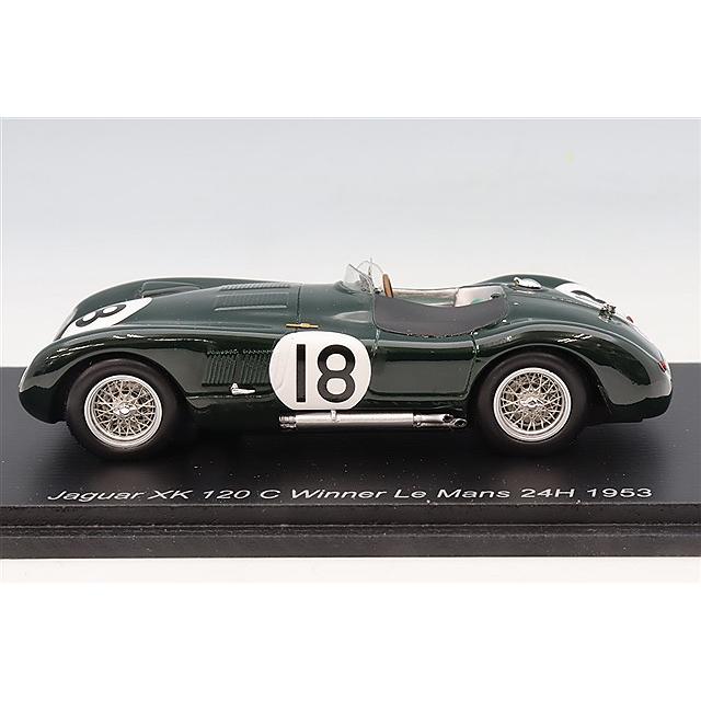 スパーク 1/43 ジャガー XK120C 1953 ルマン24H ウィナー #18 T.ロルト