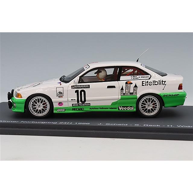 スパーク 1/43 BMW M3 E36 1996 ニュル24H ウィナー #10 J.Scheid/S.レック/H.Widmann_1