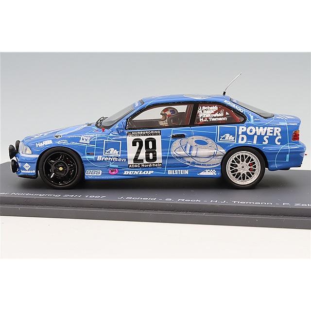 スパーク 1/43 BMW M3 E36 1997 ニュル24H ウィナー #28 J.Scheid/S.レック/H.J.ティーマン/P.Zakowski_1