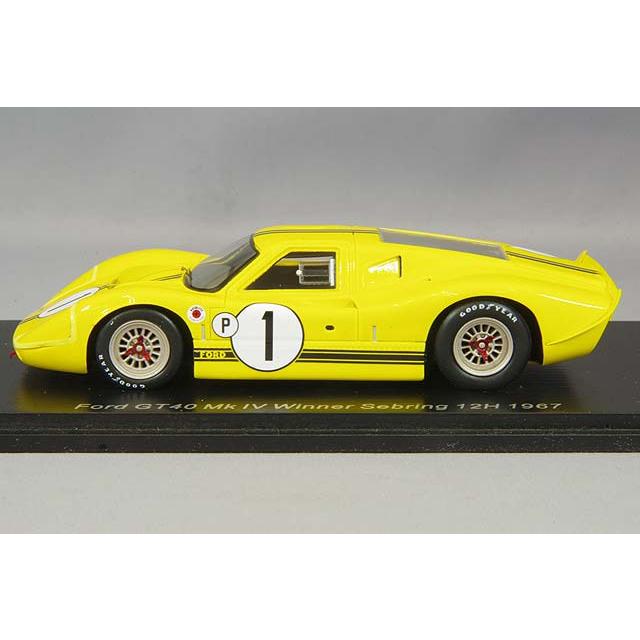 ミニカー Spark Ford GT40 #1 Le Mans 1966 1/43 1/43 Spark 1966 Ford GT40 J Test Day Riverside Car Model