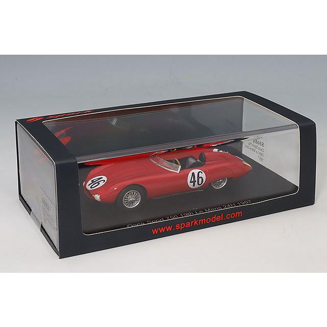 スパーク 1/43 オスカ スポーツ 750 ルマン24時間 19位 1957 #46 J.ラロシュ/R.ラディックス |  | 03