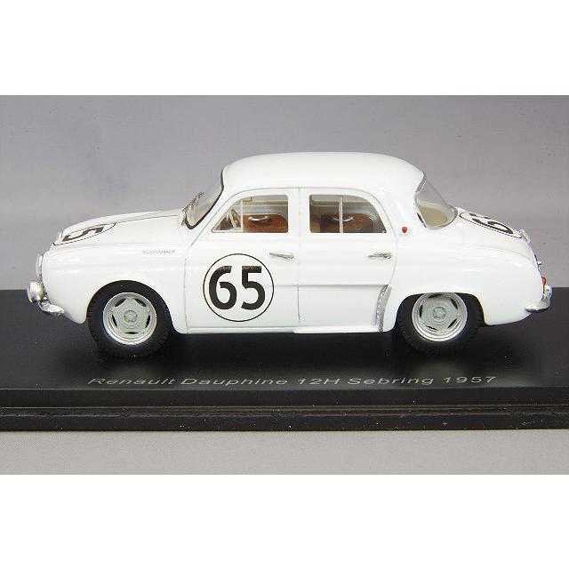 ミニカー/完成品 スパーク 1/43 ルノー ドーフィン 1957 セブリング12H #65 G.Thirion / N.Ferrier / G.Spydelの画像