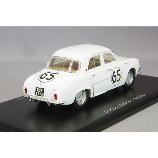 ミニカー/完成品 スパーク 1/43 ルノー ドーフィン 1957 セブリング12H #65 G.Thirion / N.Ferrier / G.Spydelの画像