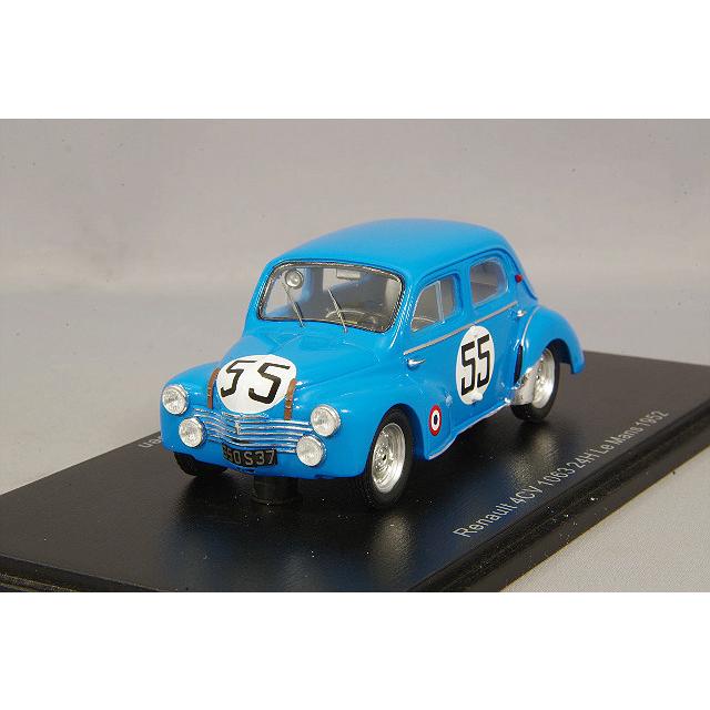 ミニカー/完成品 スパーク 1/43 ルノー 4CV 1063 1952 ルマン24H #55 J.Lecat / H.Senfftleben