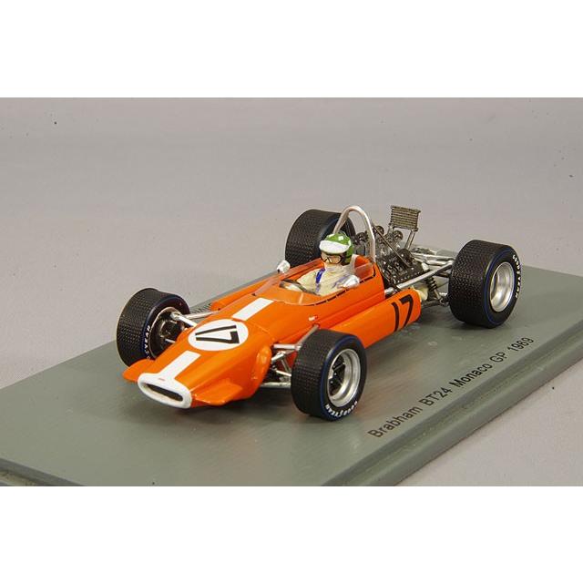 ミニカー/完成品 スパーク 1/43 ブラバム BT24 #17 モナコGP 1969 S.モーザー