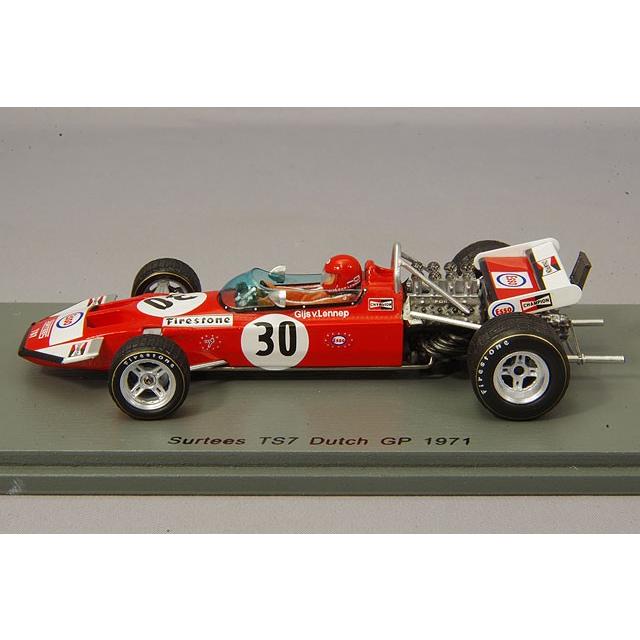 ミニカー/完成品 スパーク 1/43 サーティース TS7 1971 F1 オランダGP 
