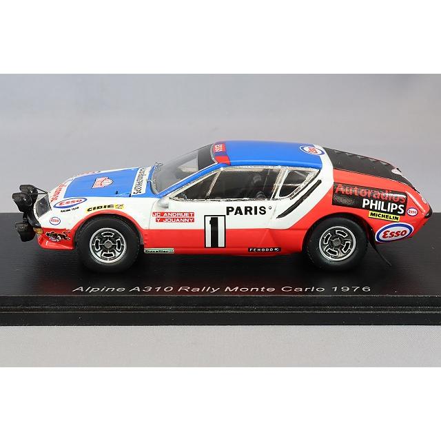 ミニカー/完成品 スパーク 1/43 アルピーヌ A310 1976 ラリー