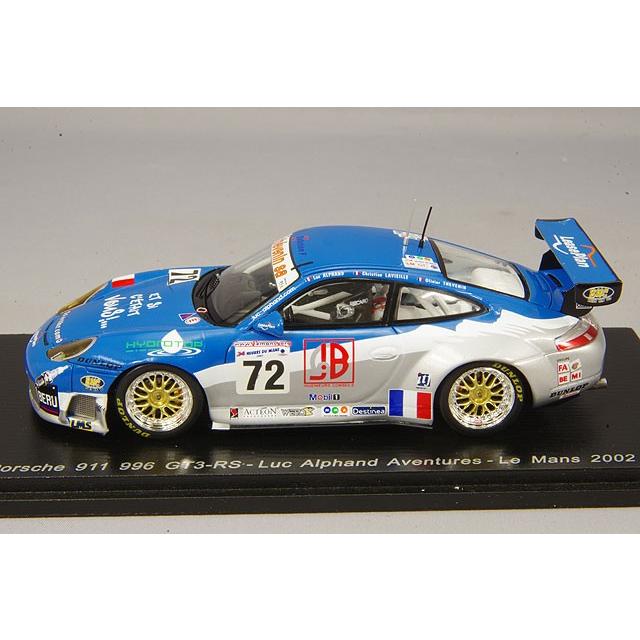 ミニカー/完成品 スパーク 1/43 ポルシェ 911 GT3 RS 2002 ルマン24H