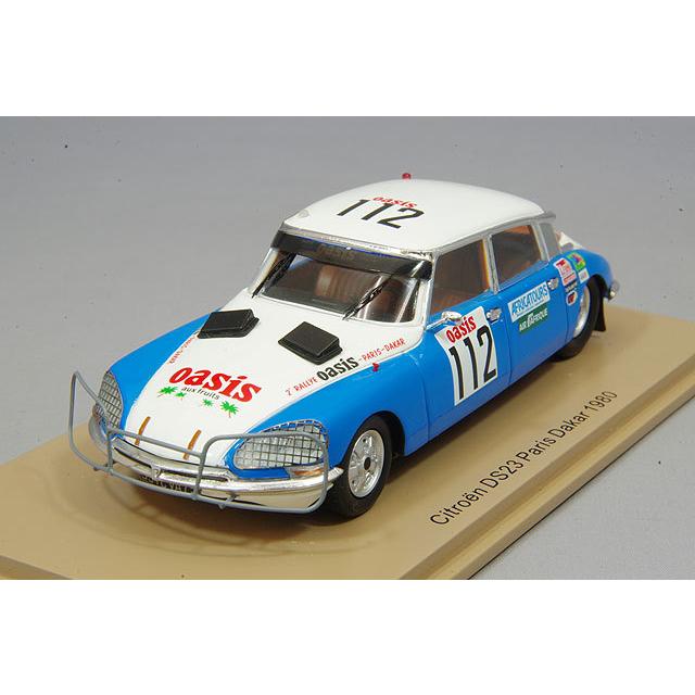 ミニカー/完成品 スパーク 1/43 シトロエン DS23 1980 パリ ダカール ラリー #112 C.Delles/J-P.ラミー/A.Biron