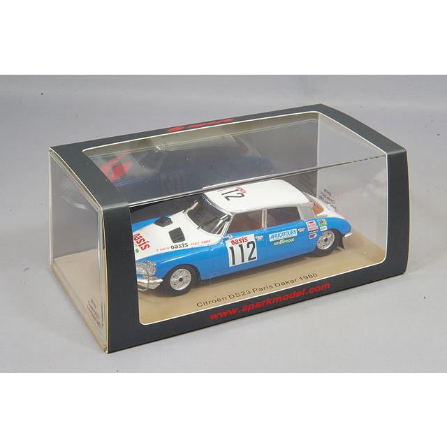 ミニカー/完成品 スパーク 1/43 シトロエン DS23 1980 パリ ダカール ラリー #112 C.Delles/J-P.ラミー/A.Bironの画像