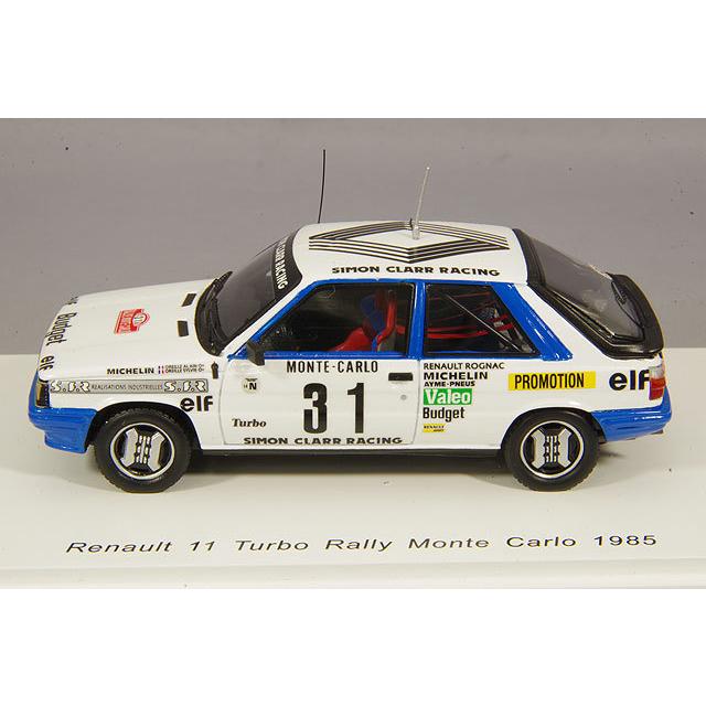ミニカー/完成品 スパーク 1/43 ルノー 11 ターボ 1985 モンテカルロ ラリー クラスウィナー #31 A.オレイユ/S.Oreilleの画像