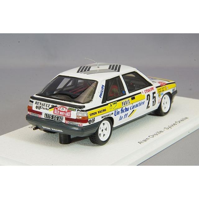 ミニカー/完成品 スパーク 1/43 ルノー 11 ターボ 1986 モンテカルロ ラリー #25 A.オレイユ/S.オレイユの画像