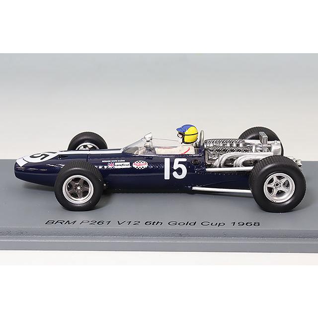 スパーク 1/43 BRM P261 V12 1968 ゴールドカップ 6位 #15 D.ホッブス |  | 01