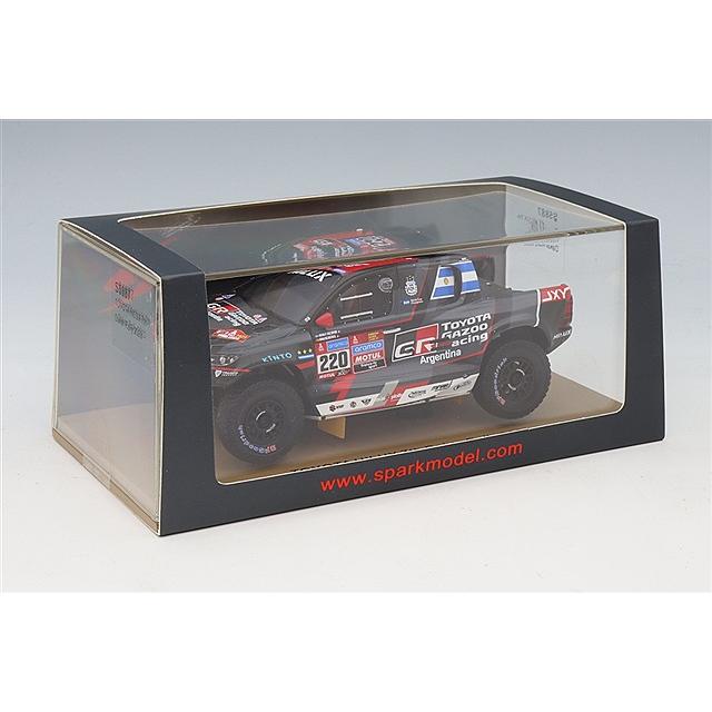 スパーク 1/43 トヨタ ハイラックス 2023 ダカール ラリー 7位 #220
