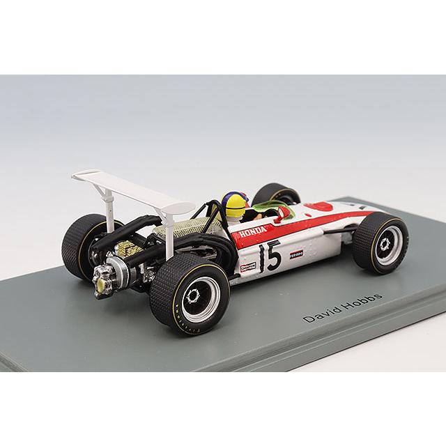 スパーク 1/43 ホンダ RA301 F1 1968 イタリアGP #15 D.ホッブス