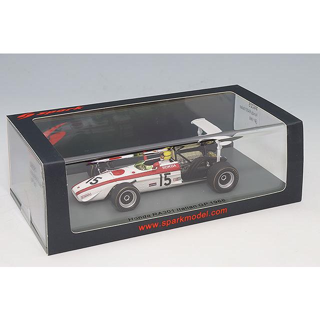 スパーク 1/43 ホンダ RA301 F1 1968 イタリアGP #15 D.ホッブス