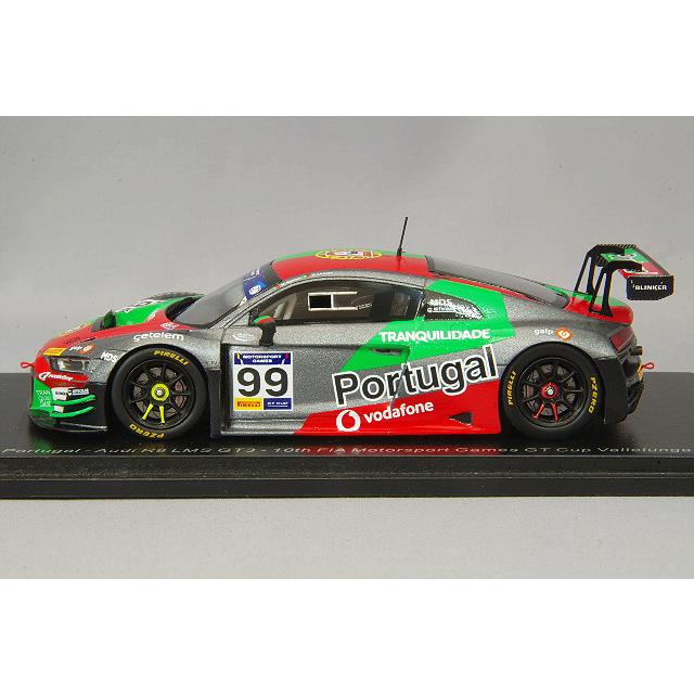 ミニカー/完成品 スパーク 1/43 アウディ R8 LMS GT3 チーム ポルトガル 2019 FIA モータースポーツゲーム GTカップ バレルンガ #99 M.ラモス/H.Chavesの画像