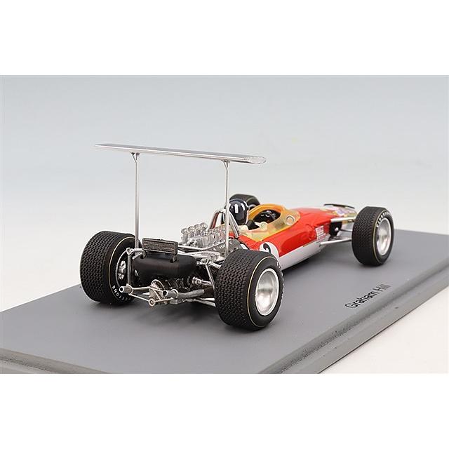 スパーク 1/43 ロータス 49B 1968 F1 ドイツGP 2位 #3 G.ヒル : キッド