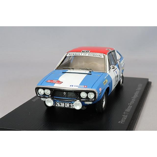 スパーク 1/43 ルノー 17 1974 プレスオンリガードレス ラリー