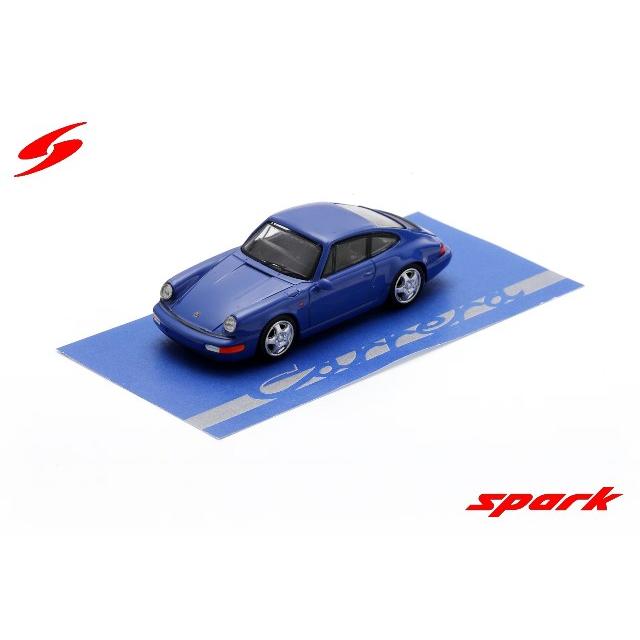 スパーク 1/64 ポルシェ 911 964 3.6 RS 1992 ブルー : キッドボックス