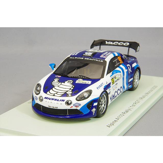 ミニカー/完成品 スパーク 1/43 アルピーヌ A110 RGT 2020 ラリー モンツァ #91 P.ラグ/J.Pesenti