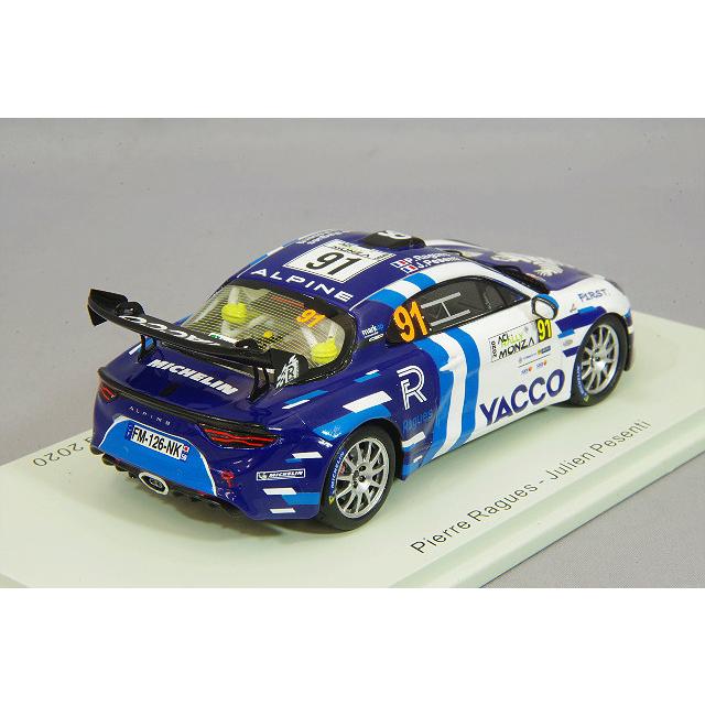 ミニカー/完成品 スパーク 1/43 アルピーヌ A110 RGT 2020 ラリー モンツァ #91 P.ラグ/J.Pesentiの画像