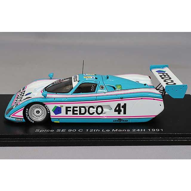 スパーク 1/43 スパイス SE 90 C 1991 ルマン24H 12位 #41 見崎 スパーク 1/43 スパイス SE 90 C 1991 ルマン24H 12位 #41 見崎