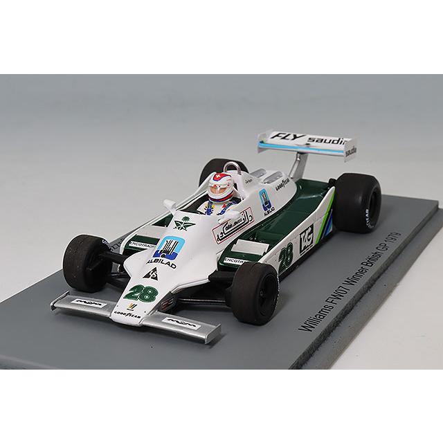 1/43 ウイリアムズ FW07 C.レガツォーニ スパーク 1/43 ウィリアムズ FW07 F1 1979 イギリスGP ウィナー #28 C