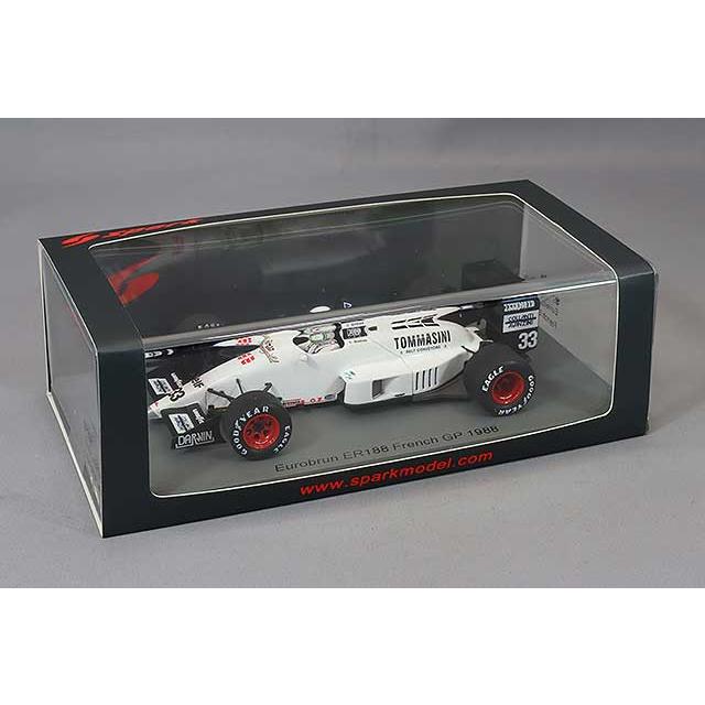 スパーク 1/43 ユーロブルン ER188 1988 F1 フランスGP #33 S.モデナ