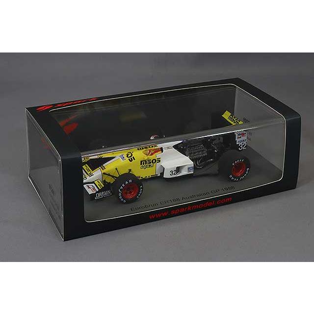 スパーク 1/43 ユーロブルン ER188 1988 F1 オーストラリアGP #32 O