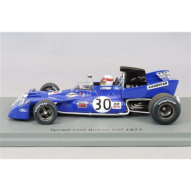 スパーク 1/43 ティレル 003 1971 F1 イタリアGP #30 J.スチュワート