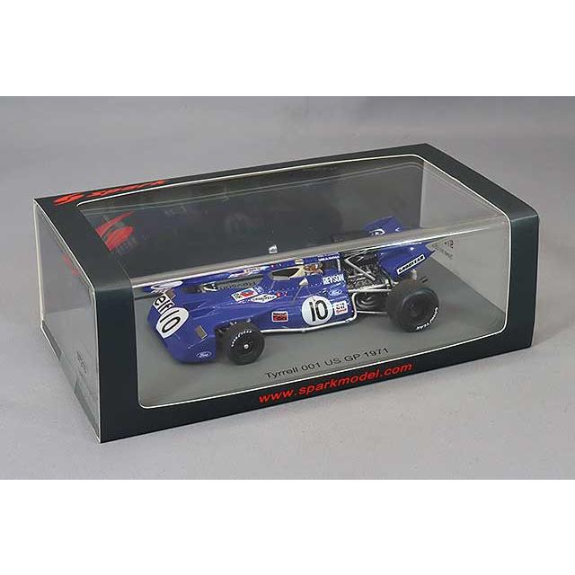 スパーク 1/43 ティレル 001 F1 1971 アメリカGP #10 P.レブソン