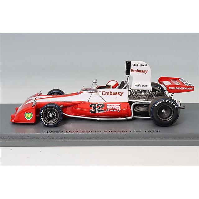 スパーク 1/43 ティレル 004 1974 F1 南アフリカGP #32 E.ケイザン