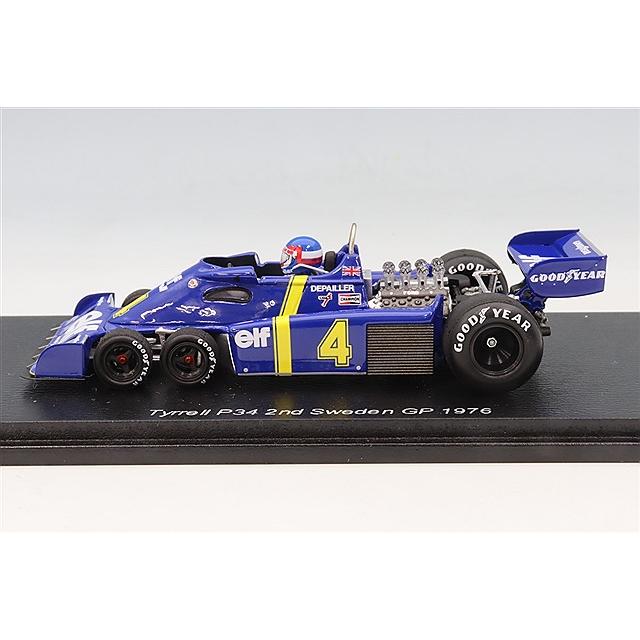 1/43 ティレル P34 P.デパイユ スパーク 1/43 ティレル P34 1976 F1 スウェーデンGP 2位 #4 P