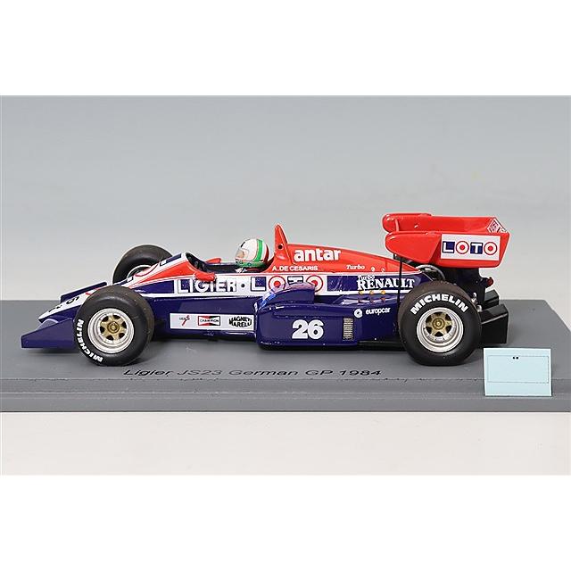 スパーク 1/43 リジェ JS23 1984 F1 ドイツGP #26 A.d.チェザリス