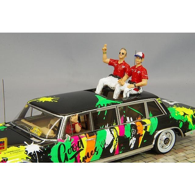 ミニカー/完成品 スパーク 1/43 メルセデスベンツ 600 プルマン 2019 ルマン24H ドライバーズパレード レベリオン レーシング #1 B.セナ/A.ロッテラー/N.ジャニの画像