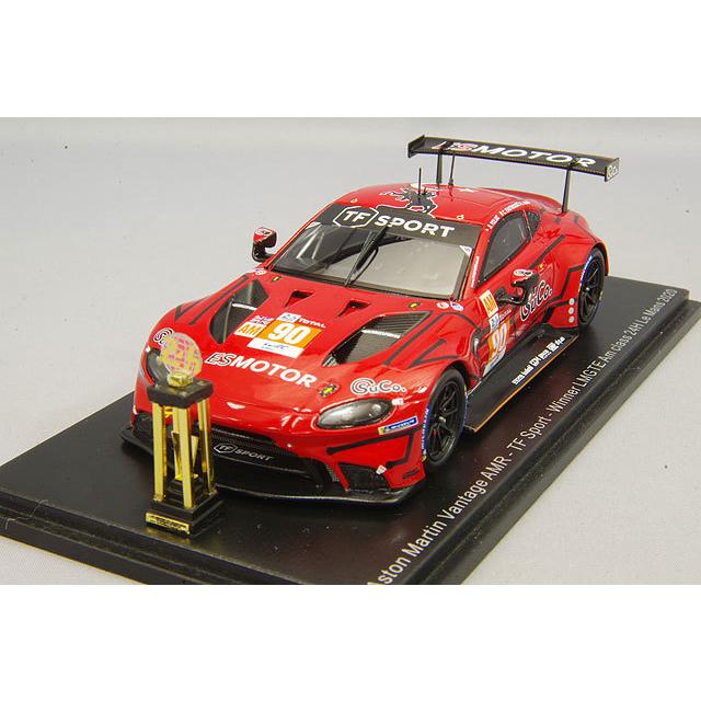 スパーク 1/43 アストンマーチン バンテージ AMR 2020 ルマン24H LMGTEアマ クラスウィナー #90 J.アダム/C.イーストウッド/S.Yoluc トロフィー付