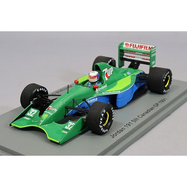ミニカー/完成品 スパーク 1/43 ジョーダン 191 1991 F1 カナダ